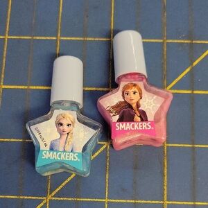 Smackers Frozen Water Based Nail  Set of 2 - Blue and Pink New